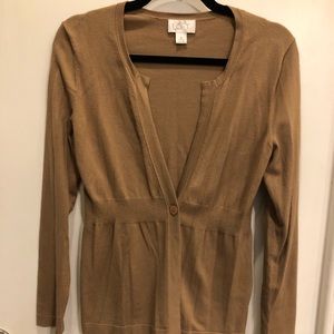 Tan Cardigan from Loft